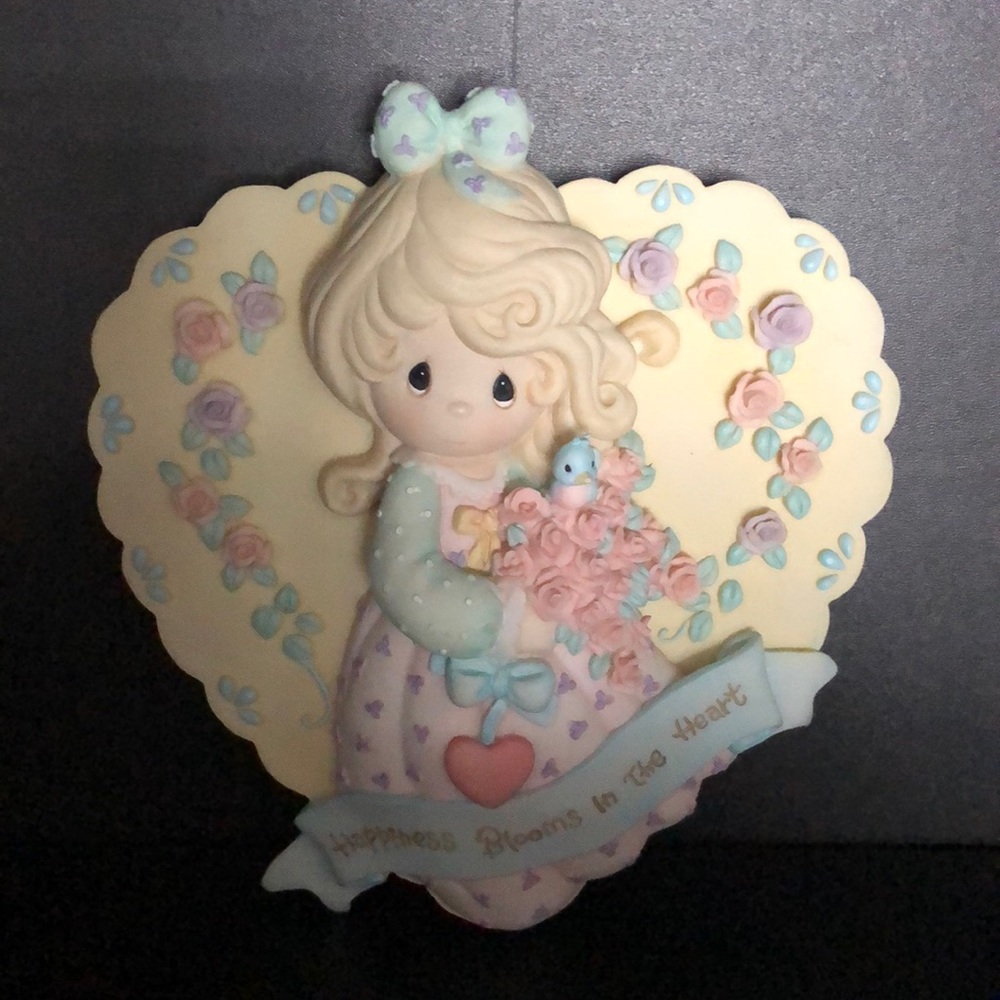 Precious Moments figurine wall plaque